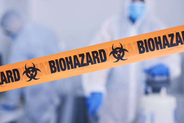 Professional Biohazard Cleanup technician working in Fernley, NV